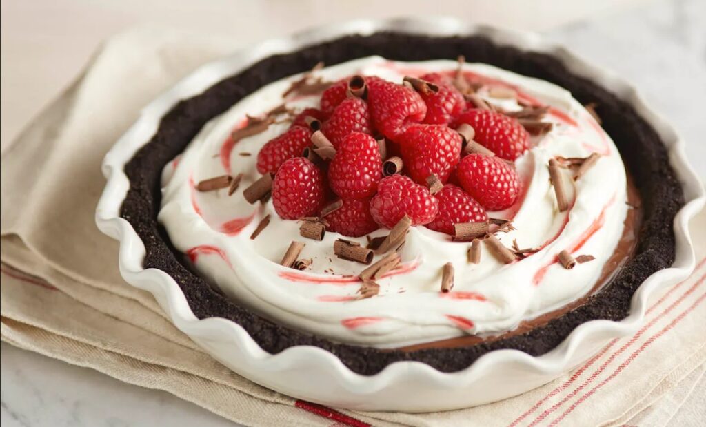 Dark Chocolate and Raspberry Ice Cream Pie Cook With Brenda Gantt