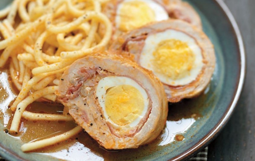 Veal Paupiettes with Ham and Eggs Cook With Brenda Gantt